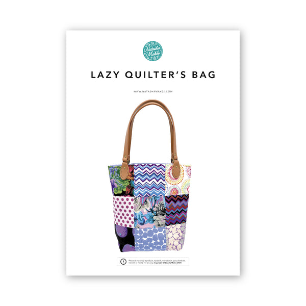 INSTRUCTIONS: Lazy Quilter's Bag: PRINTED VERSION