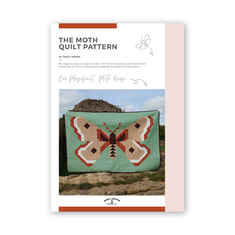 INSTRUCTIONS: Tracy Perks 'The Moth' Quilt Pattern: PRINTED VERSION