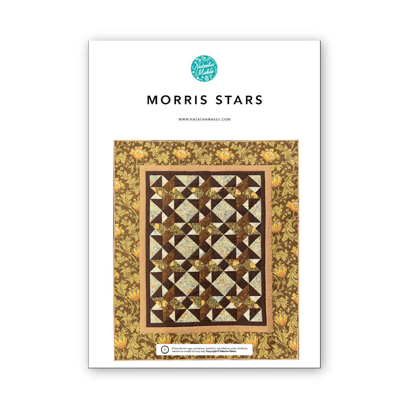 INSTRUCTIONS: 'Morris Stars' Quilt: PRINTED VERSION