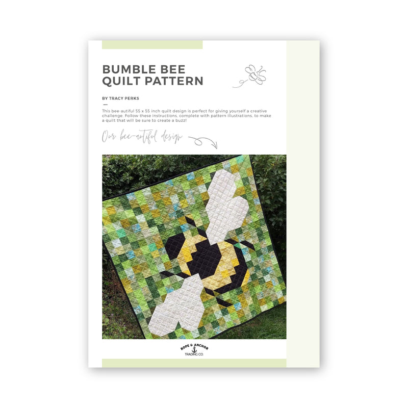 INSTRUCTIONS: Tracy Perks 'Bumble Bee' Quilt: PRINTED VERSION