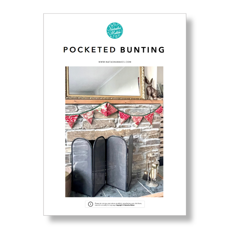 INSTRUCTIONS: Pocketed / Advent Bunting: PRINTED VERSION