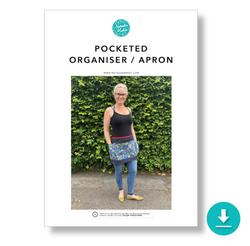 INSTRUCTIONS: Pocketed Organiser/Apron: DIGITAL DOWNLOAD