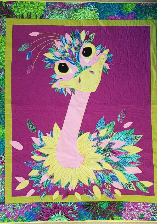 INSTRUCTIONS: Kath Hardcastle 'Priscilla Emu' Quilt Pattern