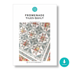 INSTRUCTIONS: 'Promenade Tile' Quilt: DIGITAL DOWNLOAD