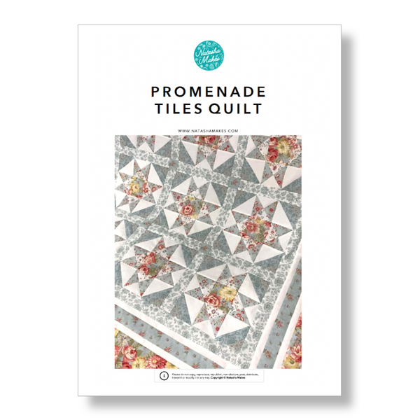 INSTRUCTIONS: 'Promenade Tile' Quilt: PRINTED VERSION