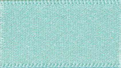 RIBBON: Berisfords 'Double Faced Satin': 5mm Wide: Colour 78 - Aqua: by the METRE