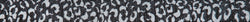 Berisfords Ribbon | 'Leopard Spots' 80570: 25mm x 5m: Colour 3 - Silver/Black