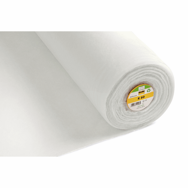 Vlieseline R80 100% Recycled Polyester Wadding: 150cm wide: by the 1/2m