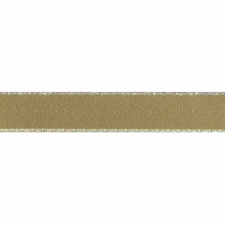 Iridescent Edge Satin: 5m x 15mm - Honey