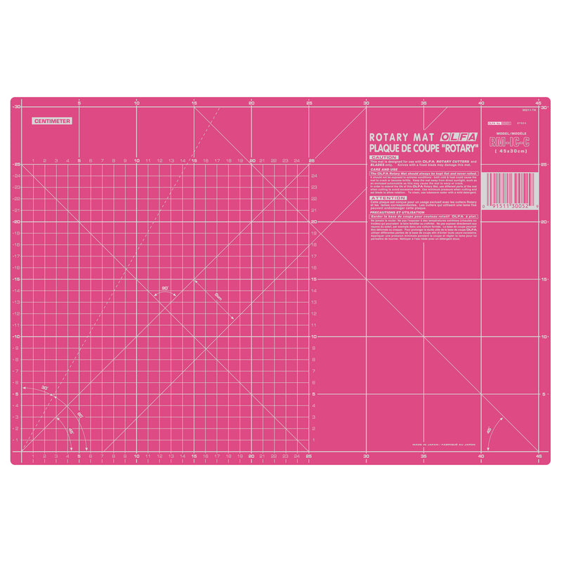 OLFA Cutting Mat RM-IC-C 18" x 12″: Pink