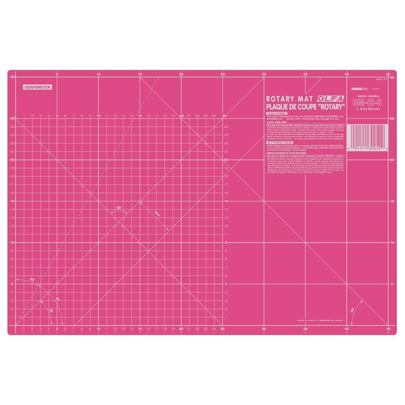 OLFA Cutting Mat RM-IC-C 18" x 12″: Pink