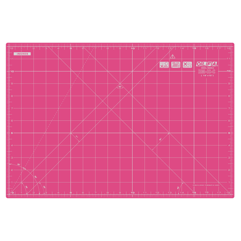 OLFA Cutting Mat RM-IC-C 18" x 12″: Pink