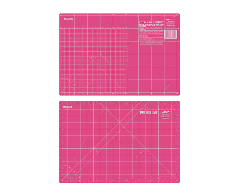 OLFA Cutting Mat RM-IC-C 18" x 12″: Pink
