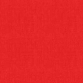 Makower: 'Linen Texture' Cotton Blender 1473 in R Red: by the 1/2m