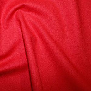 100% Cotton Plain: #27 Red: Cut to Order by the 1/2m