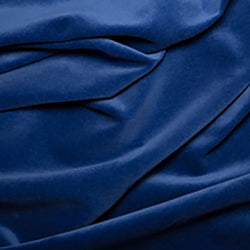 Cotton Velvet: Royal Blue: by the 1/2m