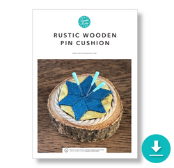 INSTRUCTIONS: Rustic Wooden Pin Cushion: DIGITAL DOWNLOAD