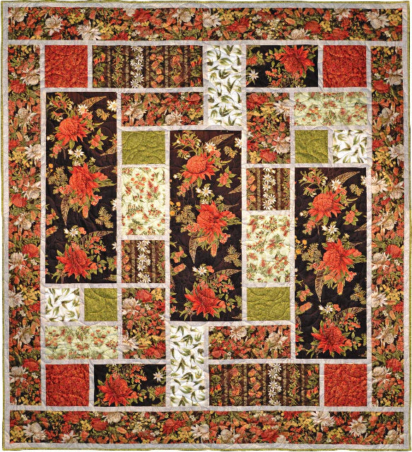 INSTRUCTIONS: Leesa Chandler 'Southern Jewels 2' Quilt Pattern: PRINTED VERSION (Pre-Packed)