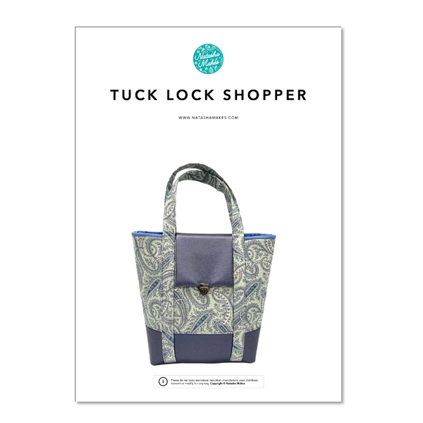 INSTRUCTIONS: Tuck Lock Shopper: PRINTED VERSION