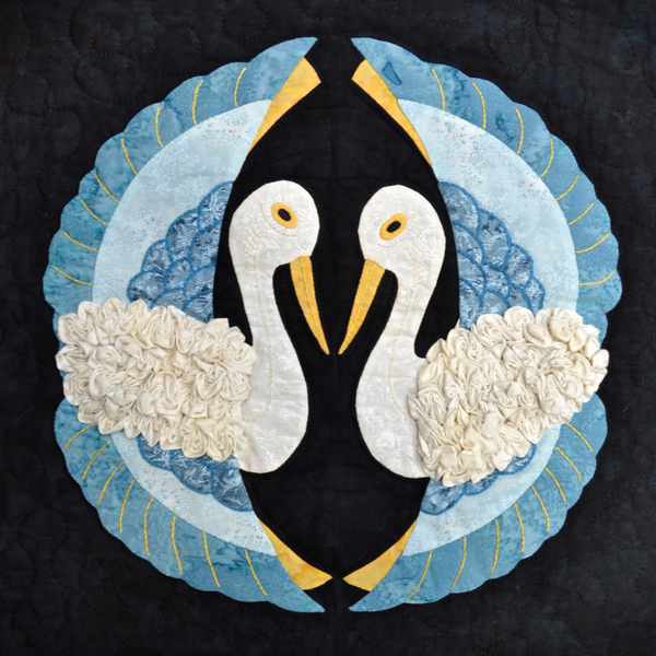 INSTRUCTIONS: Leesa Chandler | JAPANESE Baltimore BLOCK 4 'Cranes': PRINTED VERSION