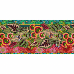 Velvet Border: Philip Jacobs 'Treasure Island': 13cm wide: by the METRE