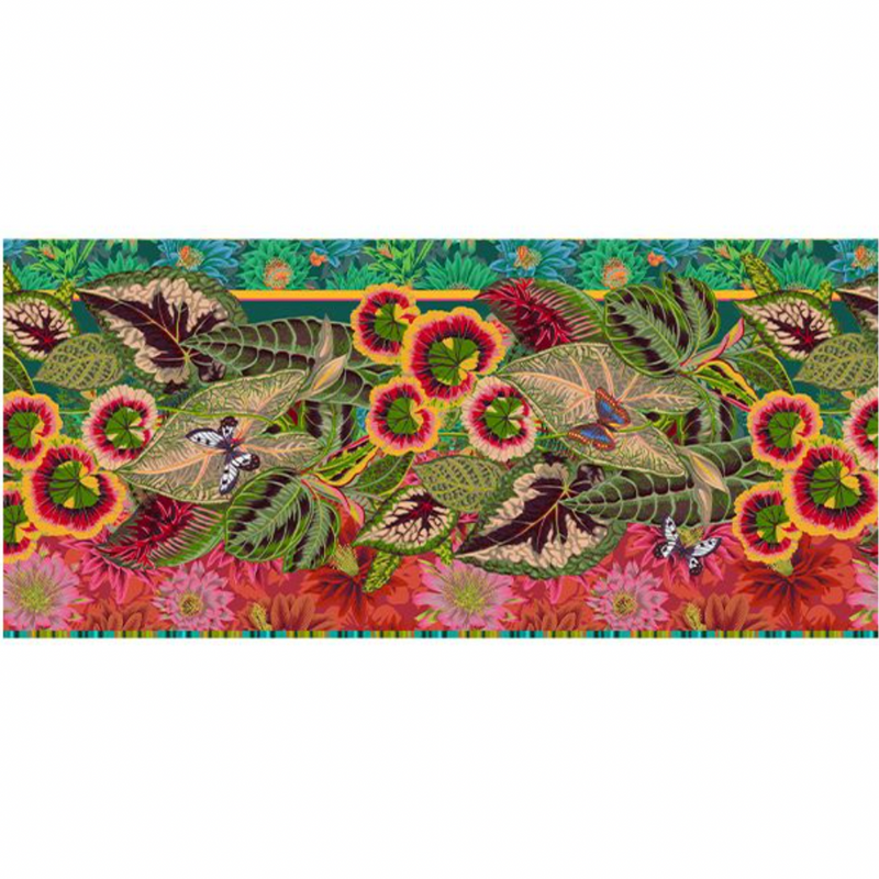 Velvet Border: Philip Jacobs 'Treasure Island': 13cm wide: by the METRE