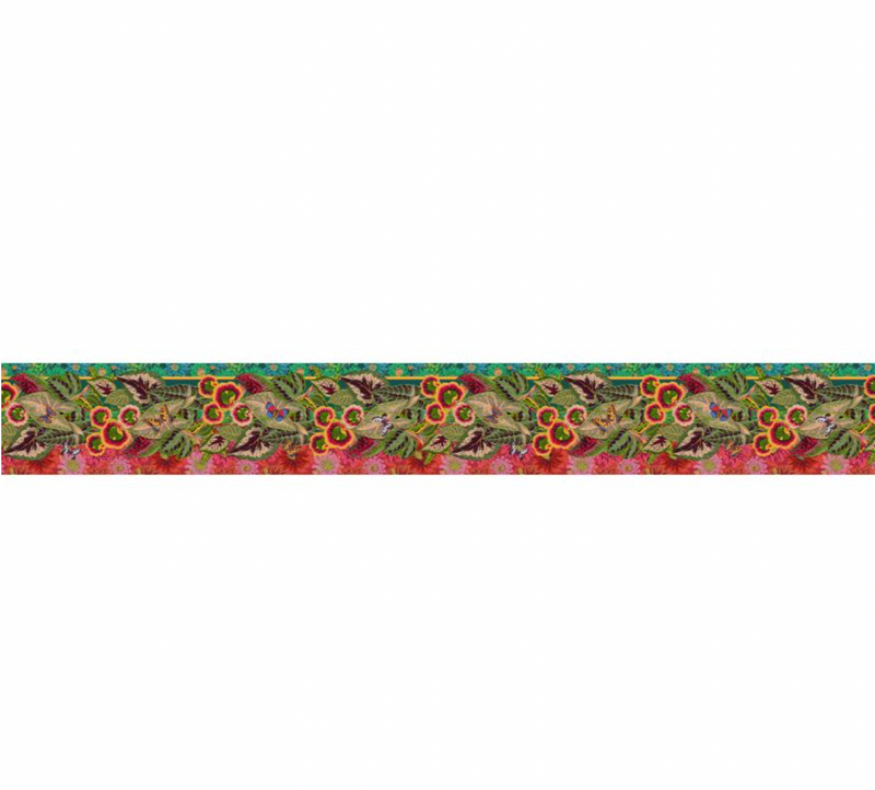Velvet Border: Philip Jacobs 'Treasure Island': 13cm wide: by the METRE