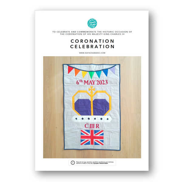INSTRUCTIONS with Templates: 'Coronation Celebration': PRINTED VERSION