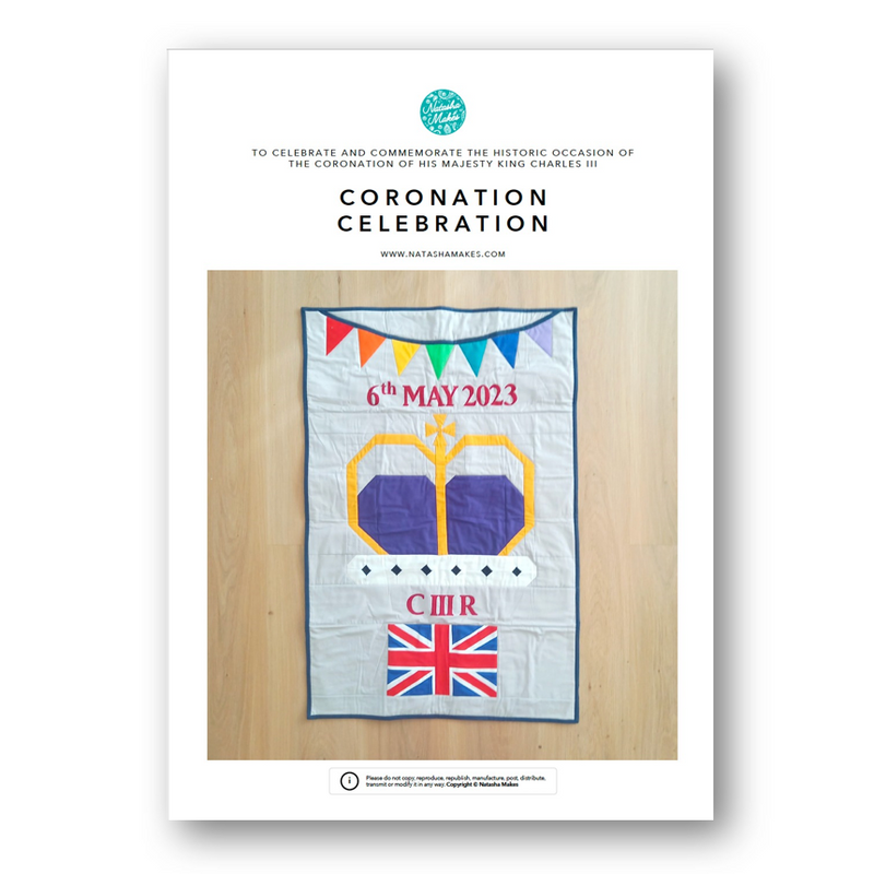 INSTRUCTIONS with Templates: 'Coronation Celebration': PRINTED VERSION