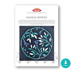 INSTRUCTIONS: Leesa Chandler | JAPANESE Baltimore BLOCK 9 'Nandin Berries': DIGITAL DOWNLOAD