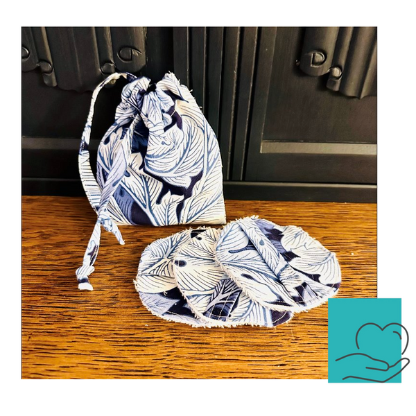 Natasha's Pay It Forward Project 19: Reusable Make Up Wipes in a Drawstring Bag