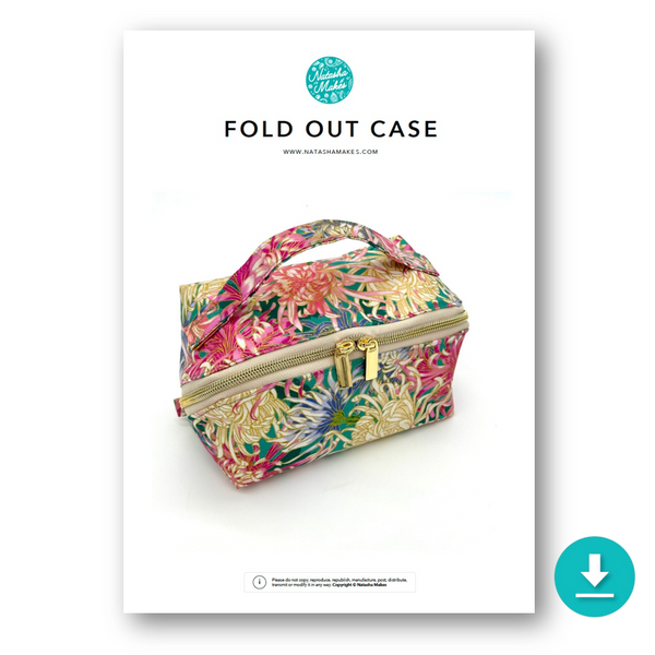 INSTRUCTIONS WITH TEMPLATE: Fold Out Case: DIGITAL DOWNLOAD