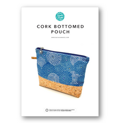 INSTRUCTIONS WITH TEMPLATE: Cork-Bottomed Pouch: PRINTED VERSION