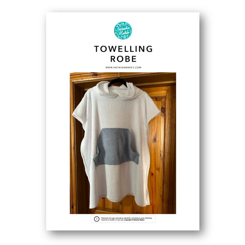 INSTRUCTIONS: Towelling Robe: PRINTED VERSION