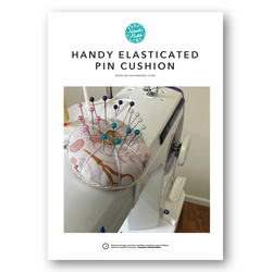 INSTRUCTIONS WITH TEMPLATE: Handy Elasticated Pin Cushion: PRINTED VERSION
