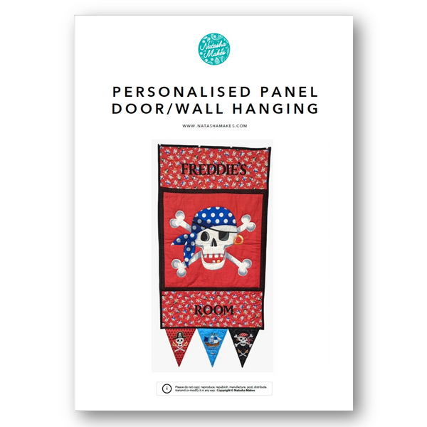 INSTRUCTIONS: 'Personalised Panel Door / Wall Hanging' Pattern: PRINTED VERSION