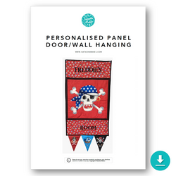 INSTRUCTIONS: 'Personalised Panel Door / Wall Hanging' Pattern: DIGITAL DOWNLOAD