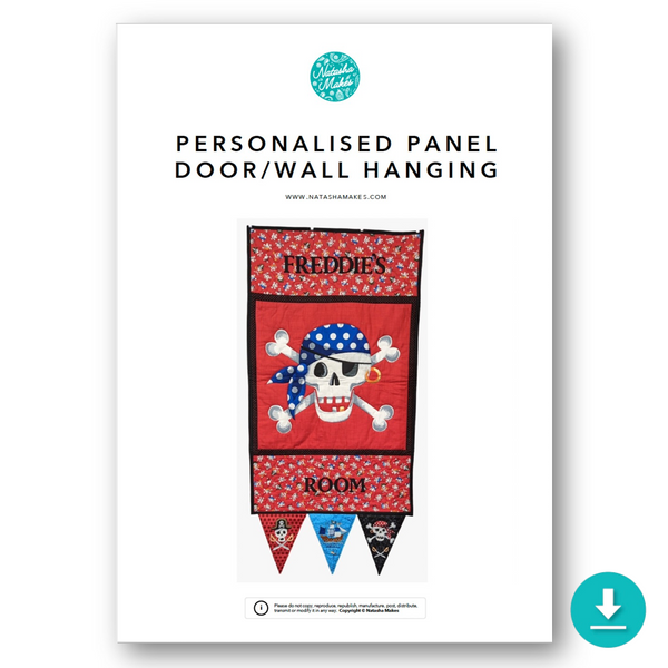 INSTRUCTIONS: 'Personalised Panel Door / Wall Hanging' Pattern: DIGITAL DOWNLOAD