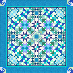 Block of the Month: Seastorm Finishing the Quilt: Printed Instructions
