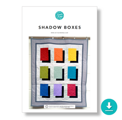 INSTRUCTIONS: 'Shadow Boxes' Pattern: DIGITAL DOWNLOAD