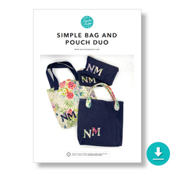 INSTRUCTIONS: Simple Bag and Pouch Duo: DIGITAL DOWNLOAD