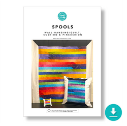 INSTRUCTIONS: 'Spools' Wall Hanging, Cushion and Pincushion: DIGITAL DOWNLOAD