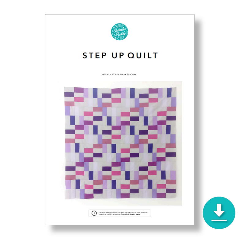 INSTRUCTIONS: 'Step Up' Quilt Pattern: DIGITAL DOWNLOAD