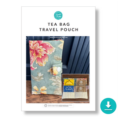 INSTRUCTIONS: Tea Bag Travel Pouch: DIGITAL DOWNLOAD