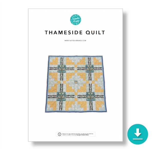 INSTRUCTIONS: 'Thameside' Quilt: DIGITAL DOWNLOAD