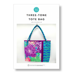 INSTRUCTIONS: Three-Tone Tote Bag: PRINTED VERSION