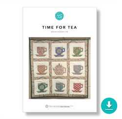 INSTRUCTIONS: 'Time for Tea' Pattern: DIGITAL DOWNLOAD
