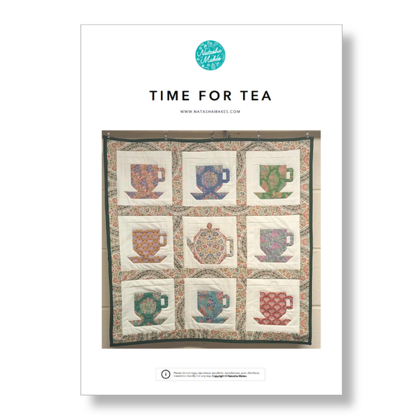 INSTRUCTIONS: 'Time for Tea' Pattern: PRINTED VERSION