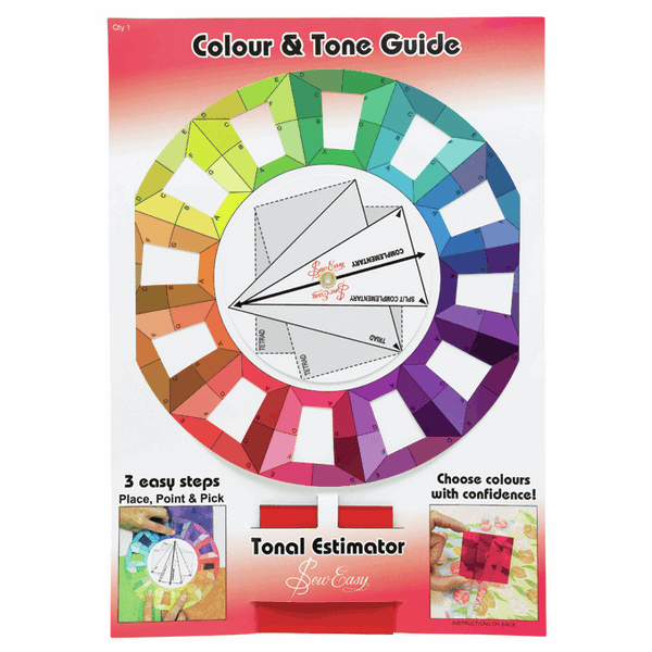 TOOL: Sew Easy Colour Wheel: Colour & Tone Guide with Tonal Estimator