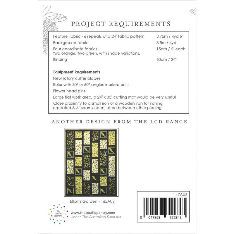 INSTRUCTIONS: Leesa Chandler 'Sunburnt Country' Quilt Pattern: PRINTED VERSION (Pre-Packed)